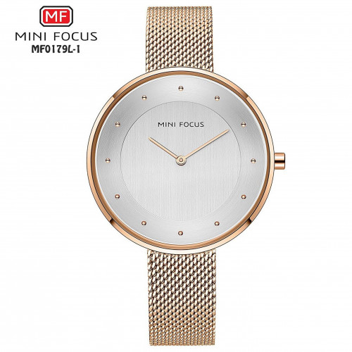 MF0179L-1 MINI FOCUS MALLA DAMA ORO ROSA