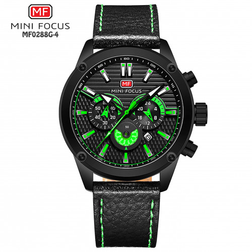 MF0288G-4 MINI FOCUS CRONO CUERO VERDE H