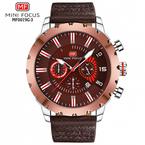 MF0079G-3 MINI FOCUS CUERO GRIS HOMBRE -