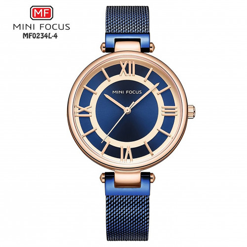 MF0234L-4 MINI FOCUS METÁLICO AZUL/COBRE