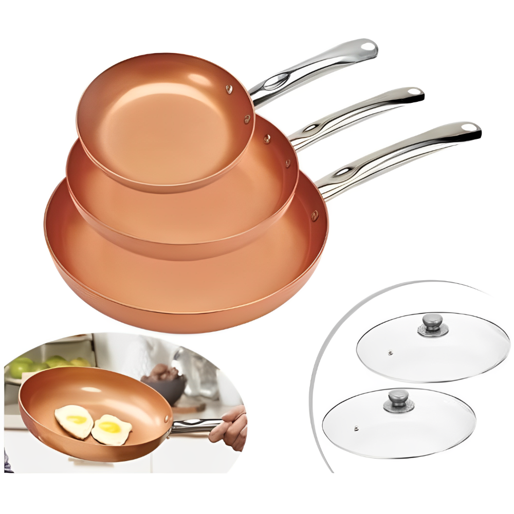 Juego De Sartenes 5 Piezas Migas Con Tap - Imagen 3