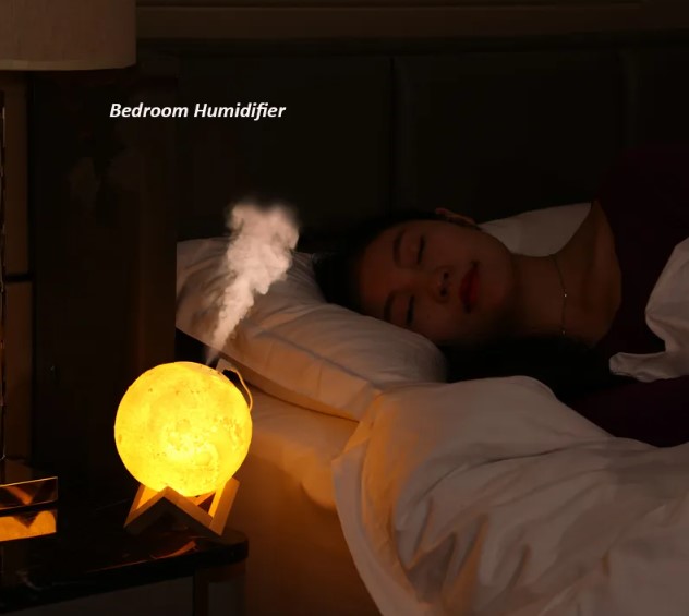 Lampara De Luna 3d Humidificador peq