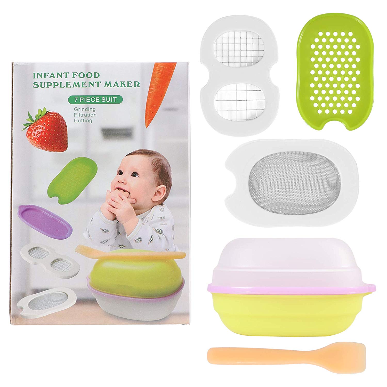 Plato para bebe procesador alimentos