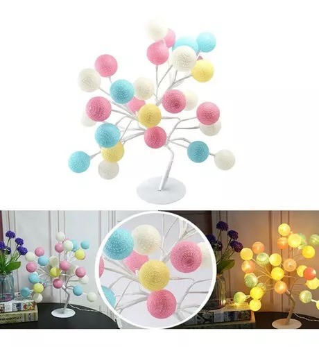 Lámpara Con Forma De Árbol Iluminado