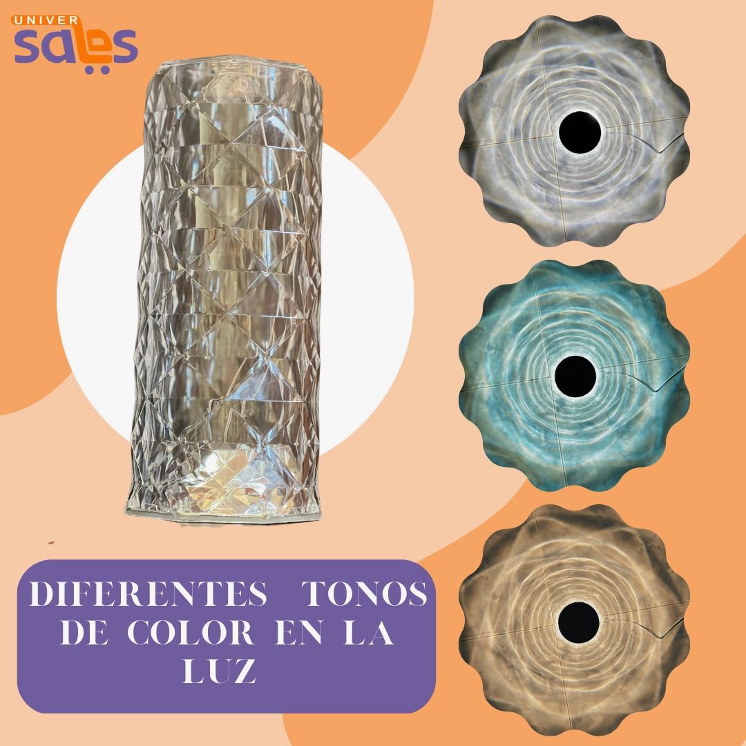 Lampara LED táctil RGB