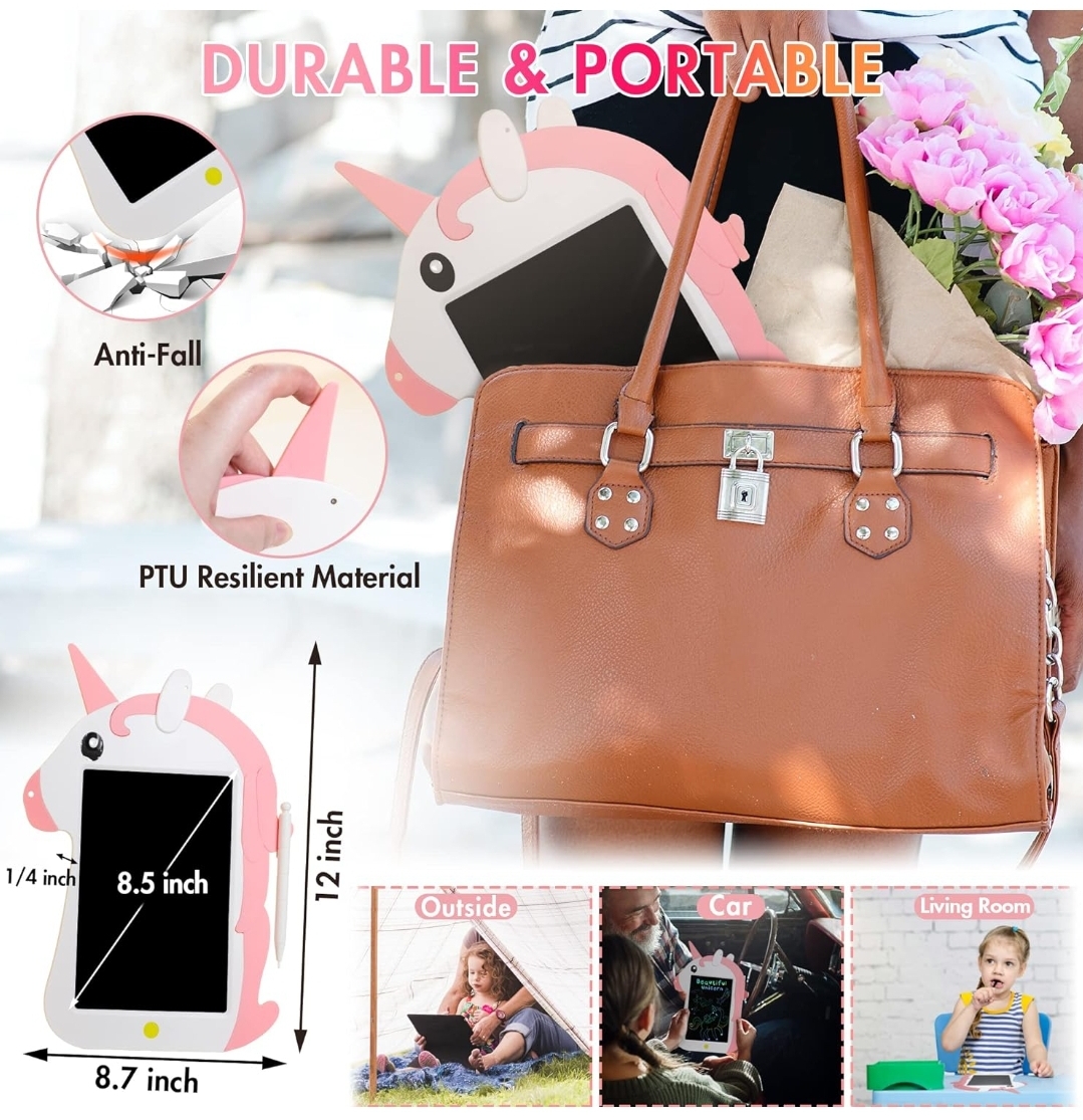 Tableta de escritura LCD Unicornio para