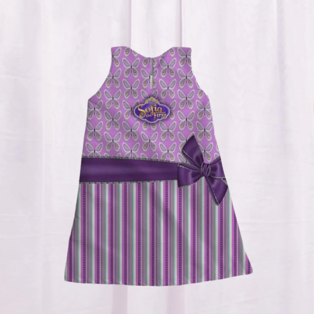 Vestido princesa sofia purple
