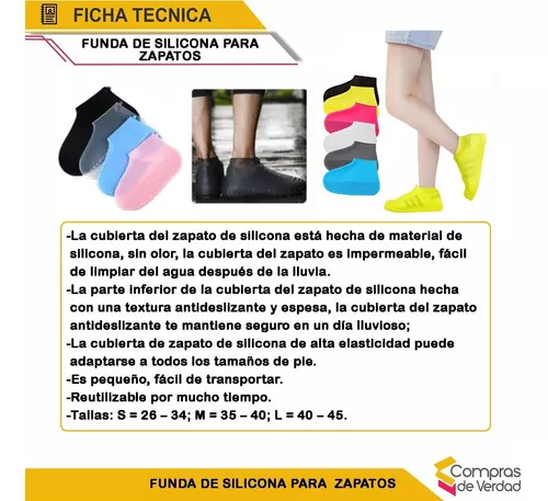 Funda De Calzado Silicona Impermeable
