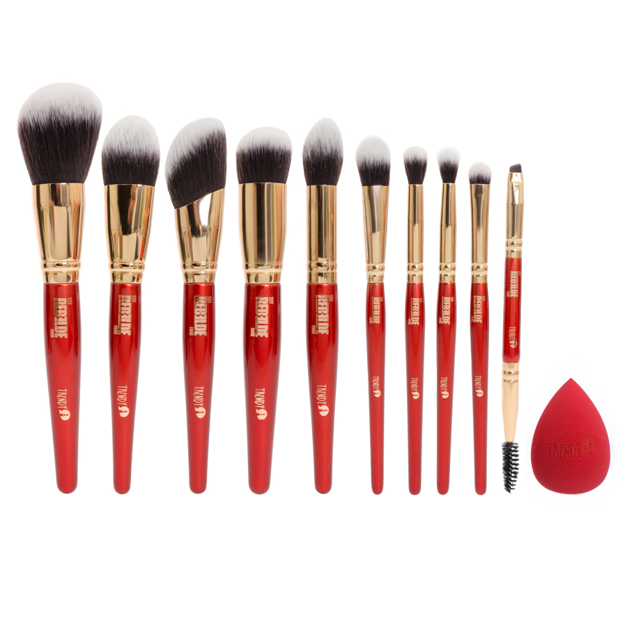 Kit brocha rojo Trendy