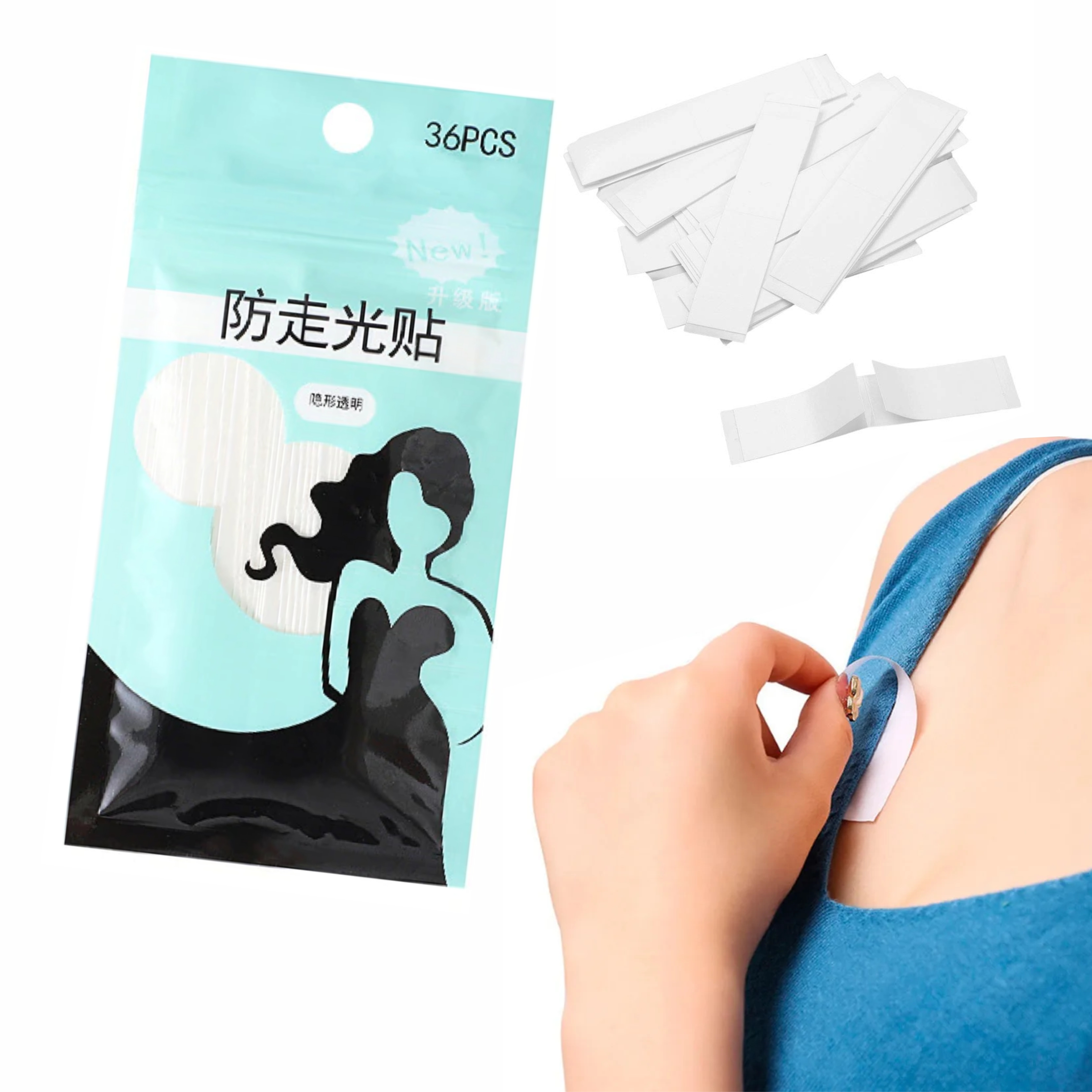 CINTA ADHESIVO ESCOTE Y PRENDAS DOBLE FA - Imagen 3