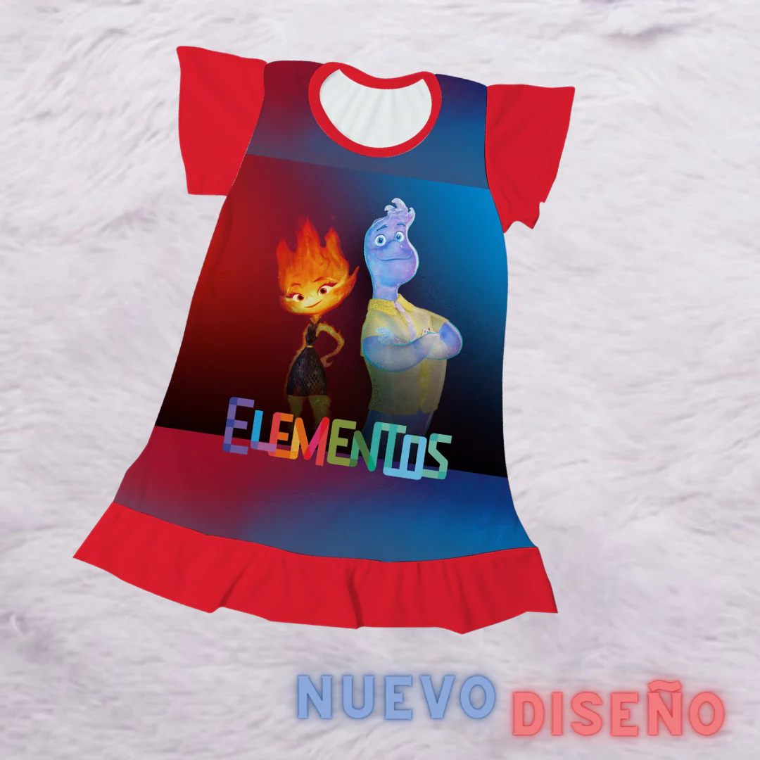 Pijama niña elementos red