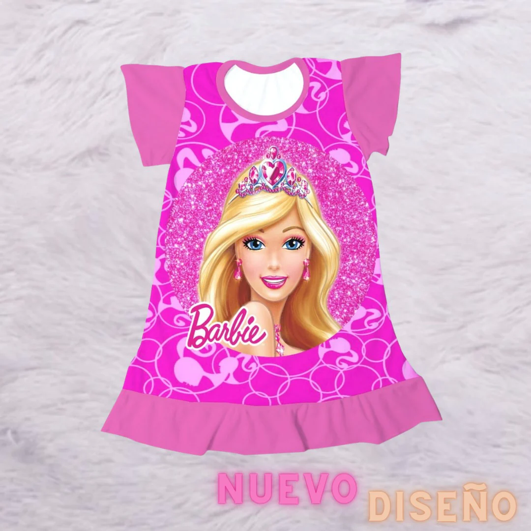 Pijama niña barbie brillo pasarela