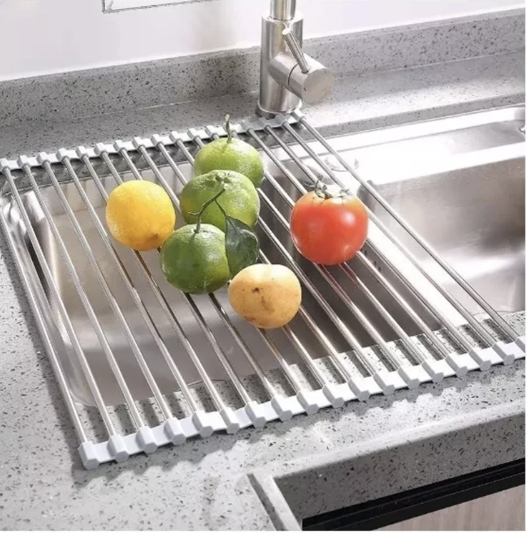 Secador De Platos Escurridor Enrrollable