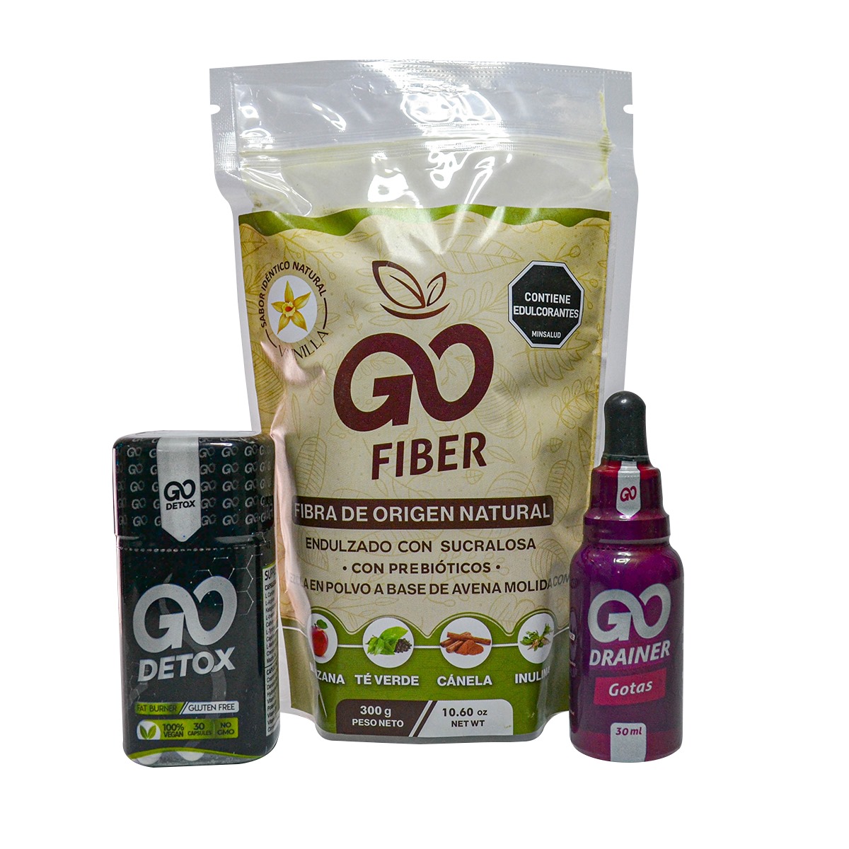 TRIPLETA GODETOX - FIBRA - DRENADOR