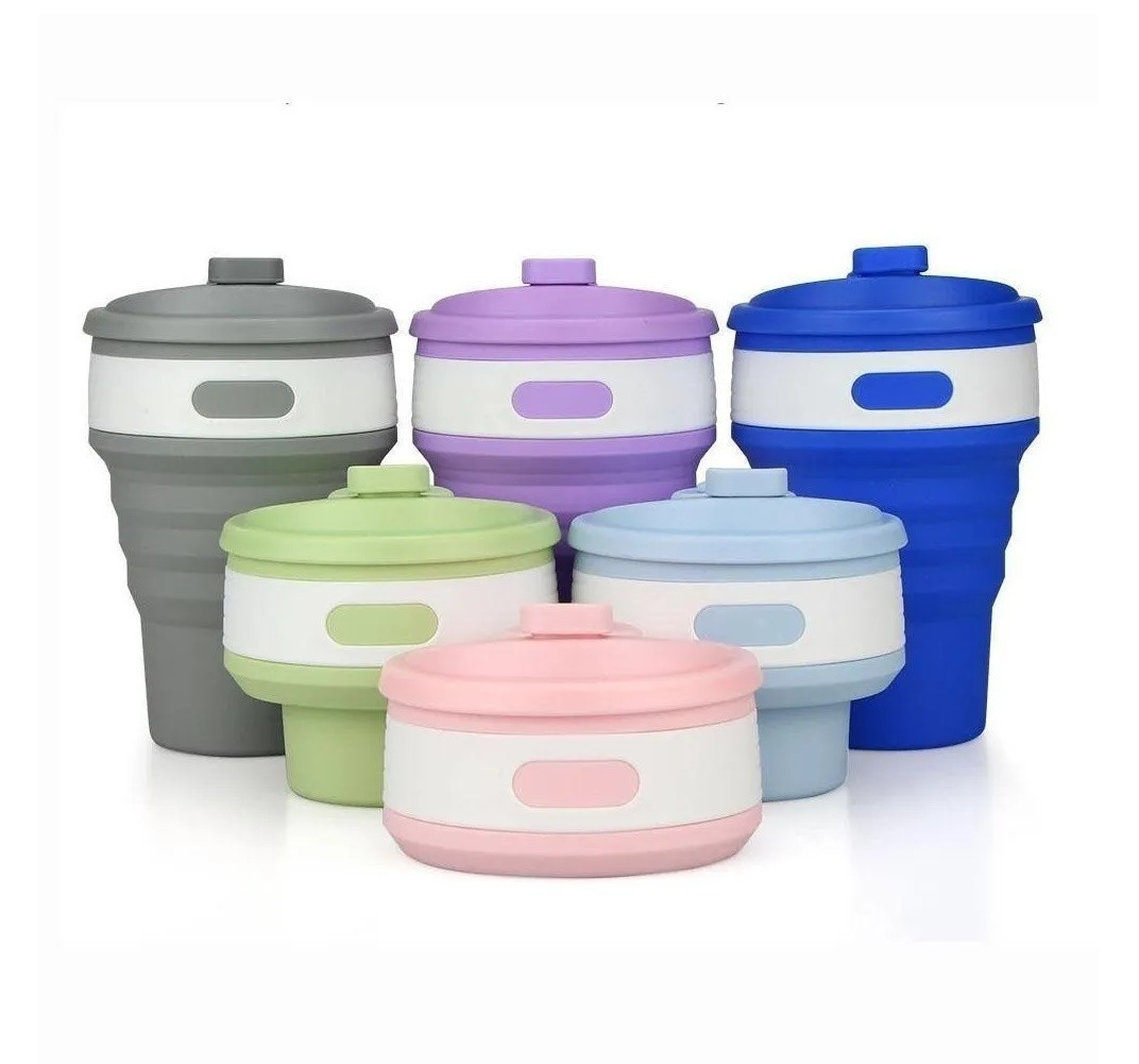 Vaso Plegable De Silicona Ecológico Viaj