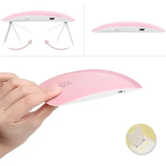Mini Lampara UV/Led Para Uñas Gel Esmalt