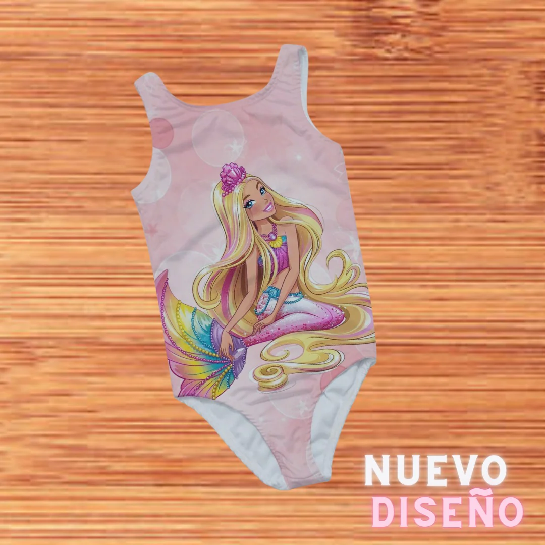 Vestido de baño barbie mermaids (sisa)