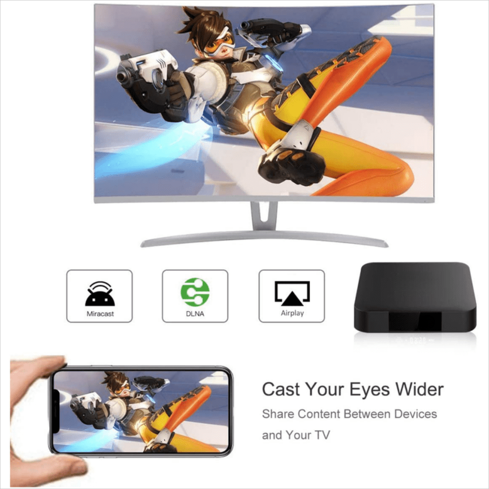 Tv Box Convertidor A Smart 4k 2gb 16gb A