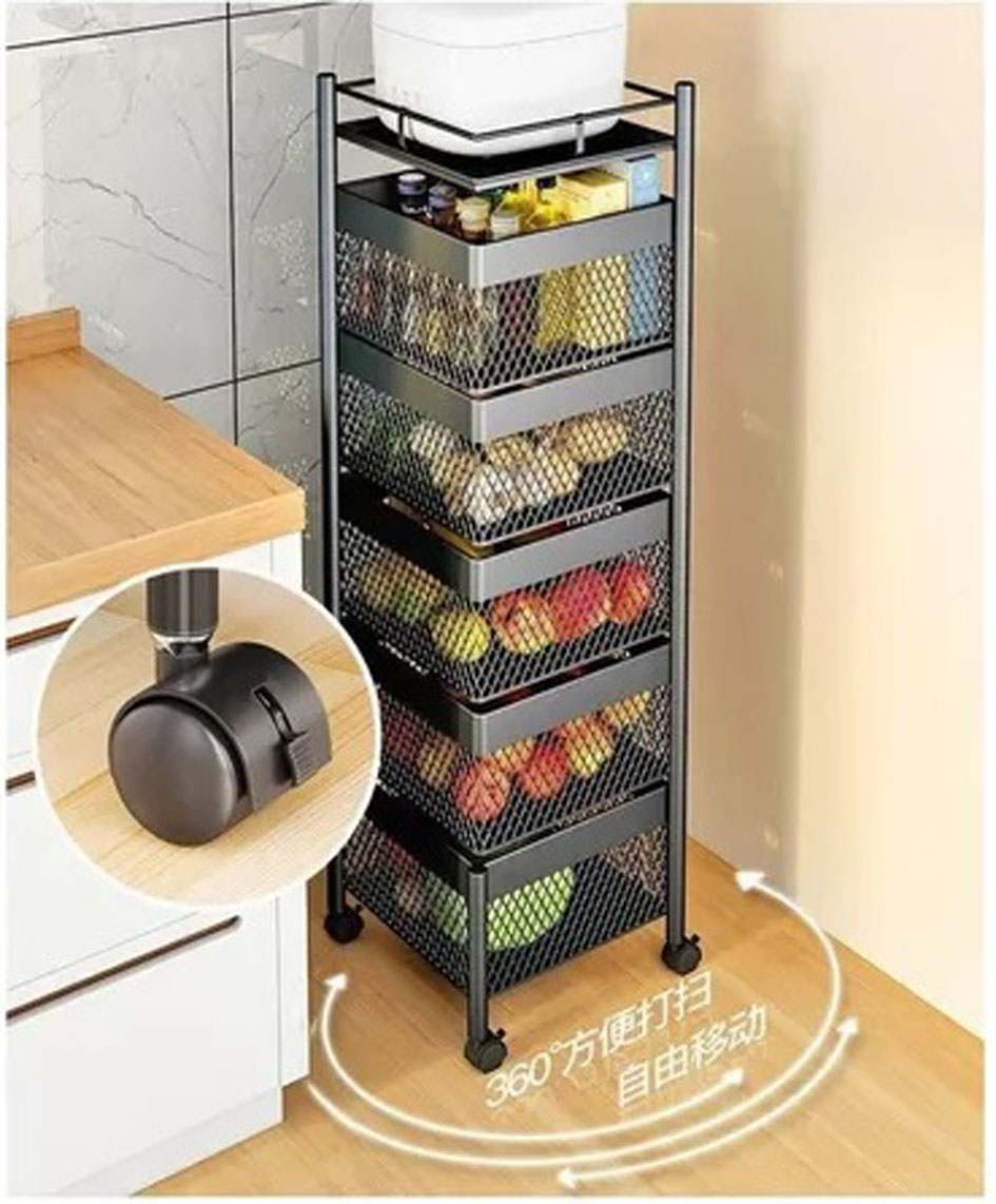 Estante Giratorio 5 Niveles Cuadrado Alm