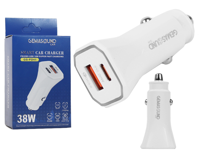 GS-PD41 CARGADOR DE CELULAR PARA CARRO G