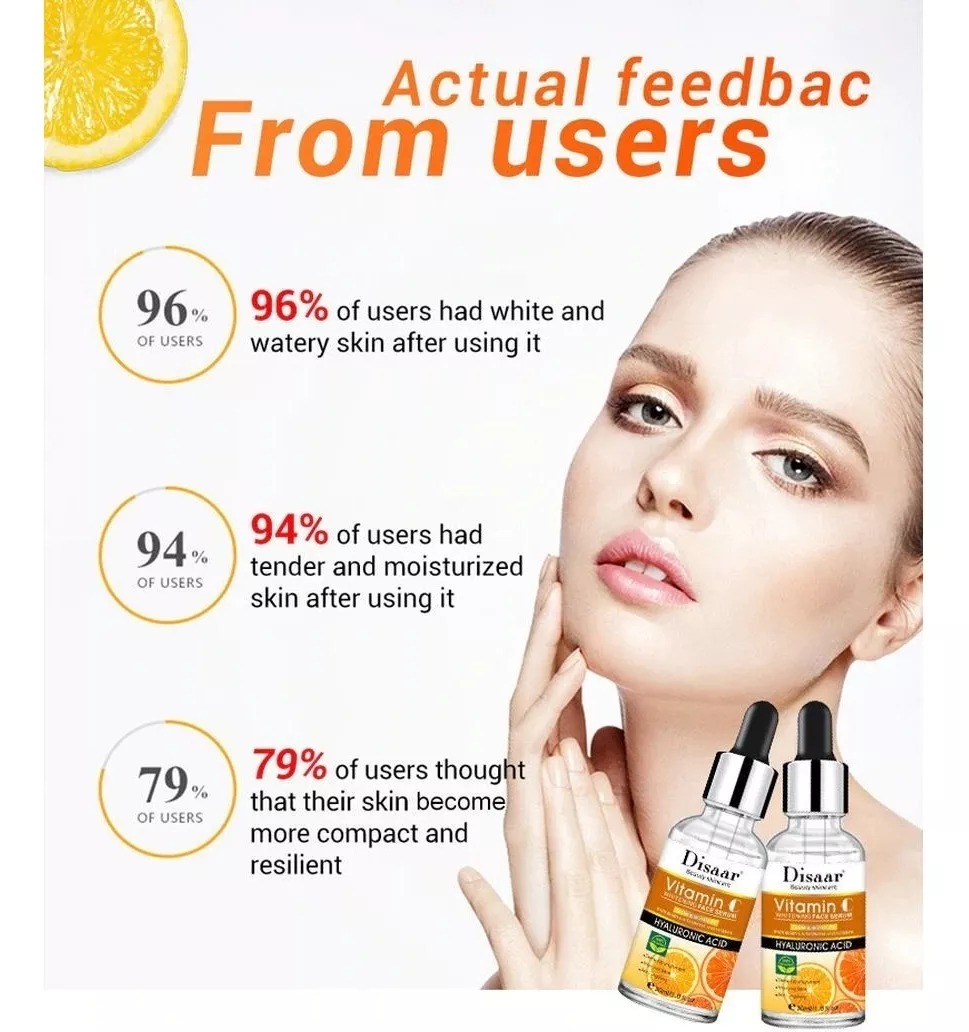 Serum Facial Vitamina C 100% Orgánico