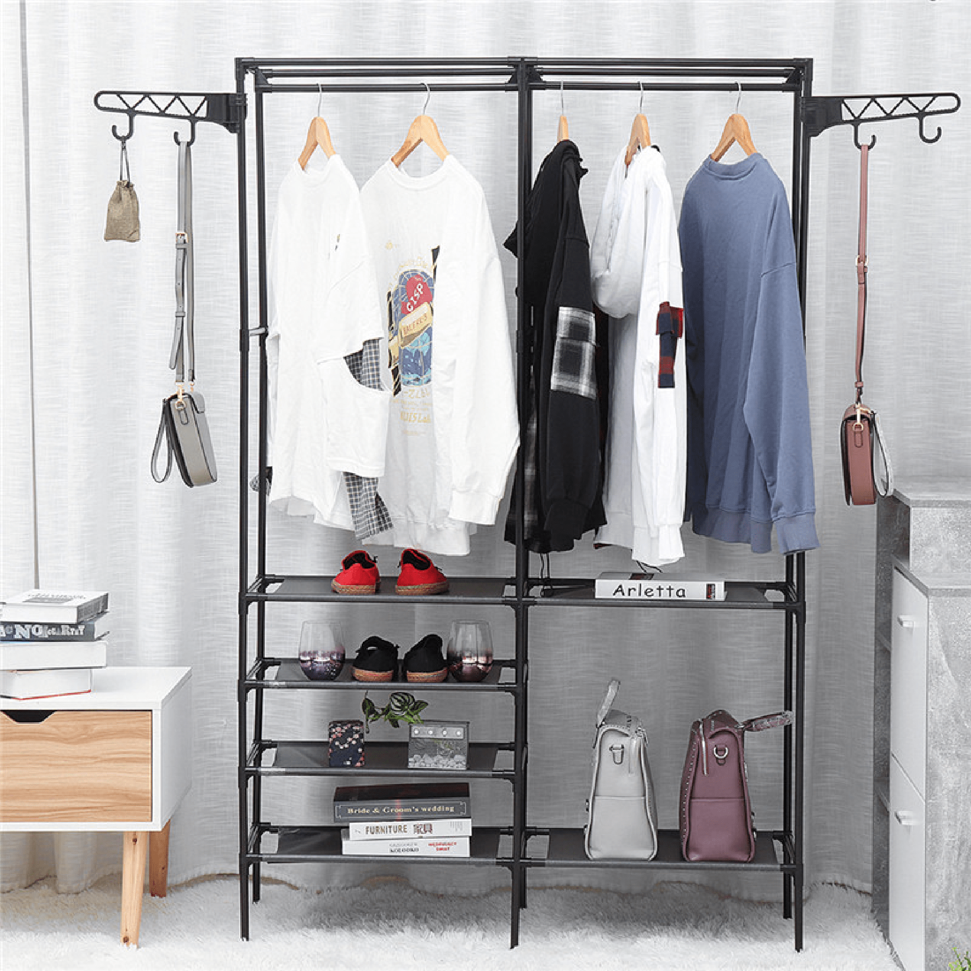 ARMARIO ESTANTE METALICO 5 NIVELES CLOSE