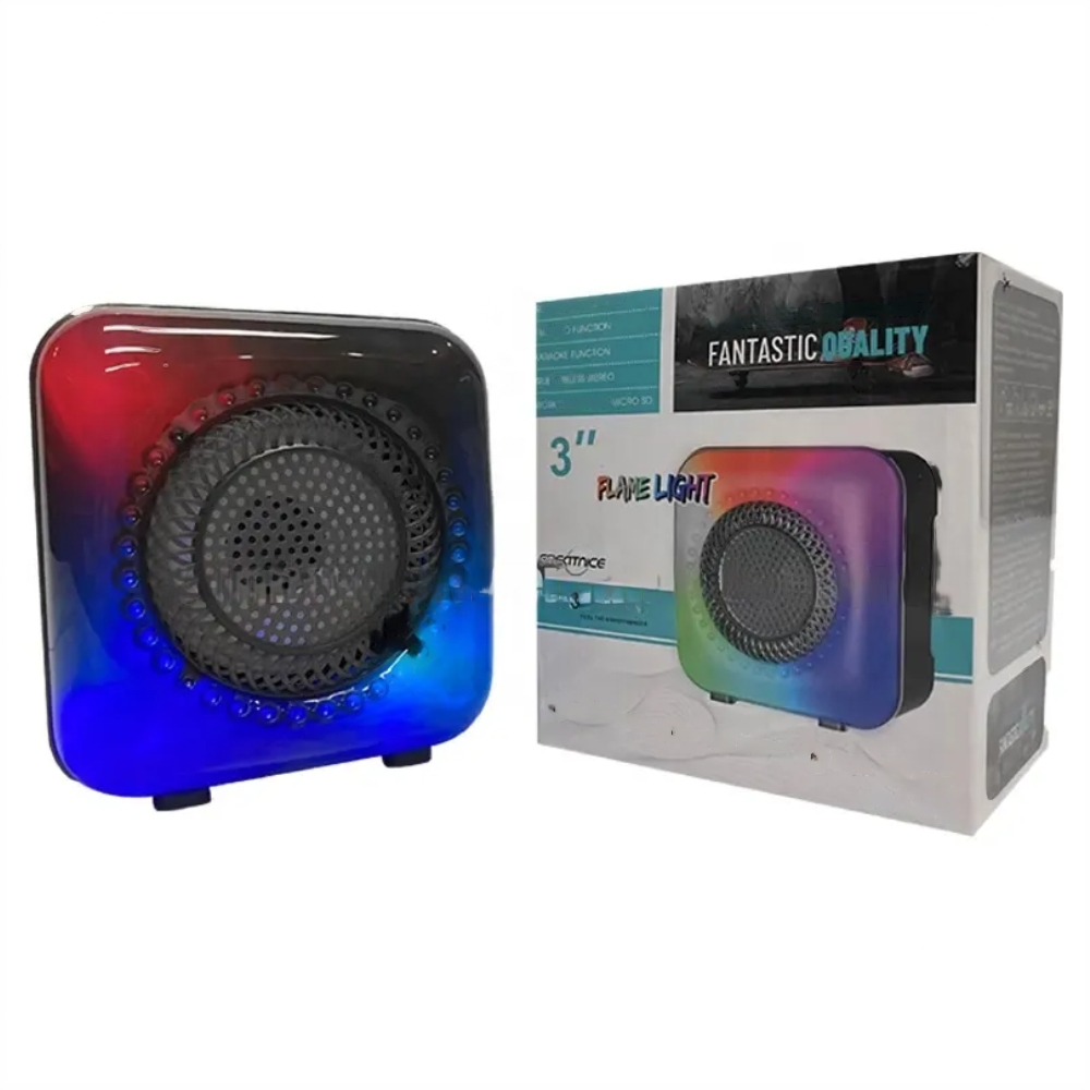 Mini Parlante Bluetooth Recargable Luces - Imagen 3