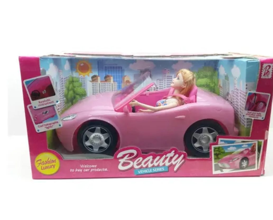 Carro Convertible Con Muñeca