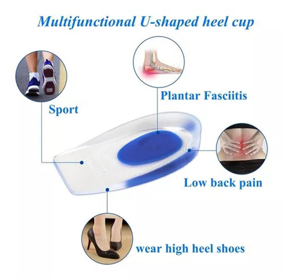 Plantilla Pies Silicona Gel Talonera Ort