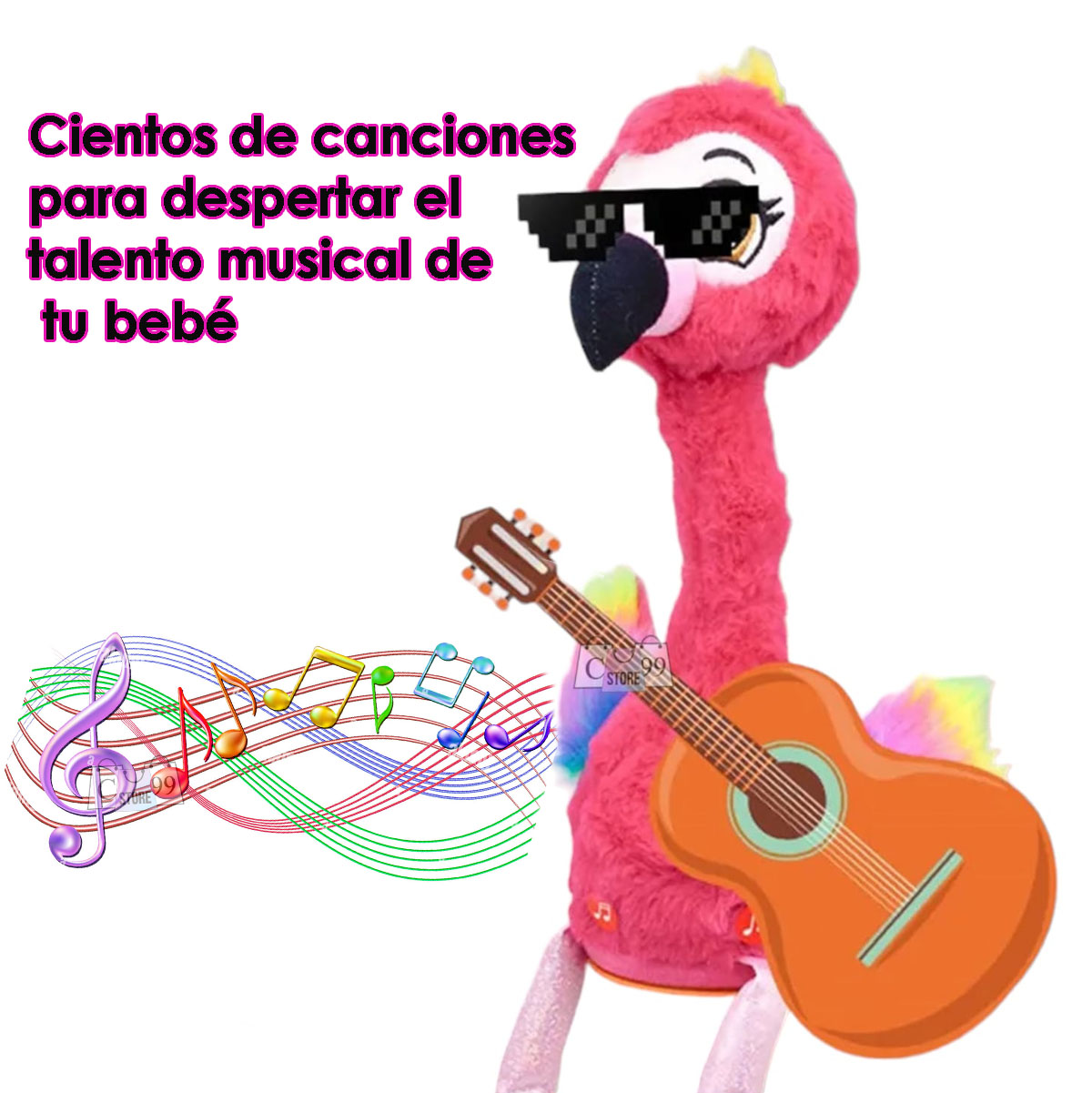 Flamenco Bailarín Con Luces y Sonidos