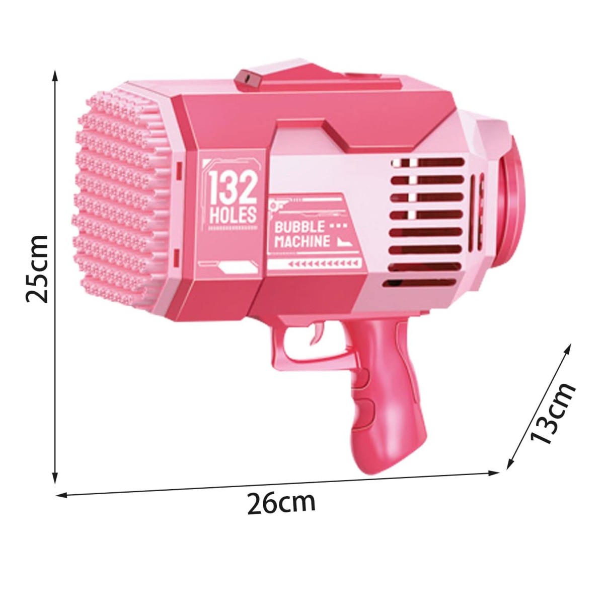 Pistola Burbujas 132 Agujeros Juguete - Imagen 7