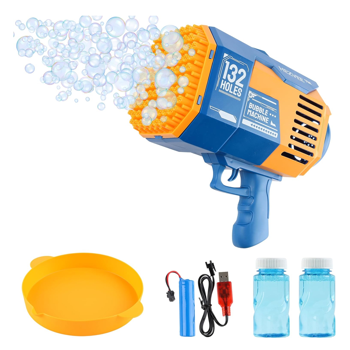 Pistola Burbujas 132 Agujeros Juguete - Imagen 5