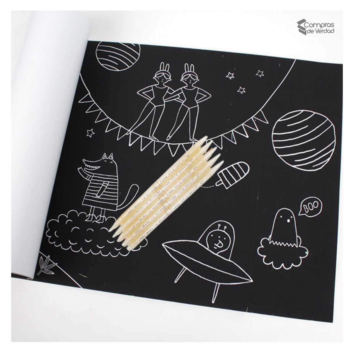 Rollo papel poster magico Grafiti