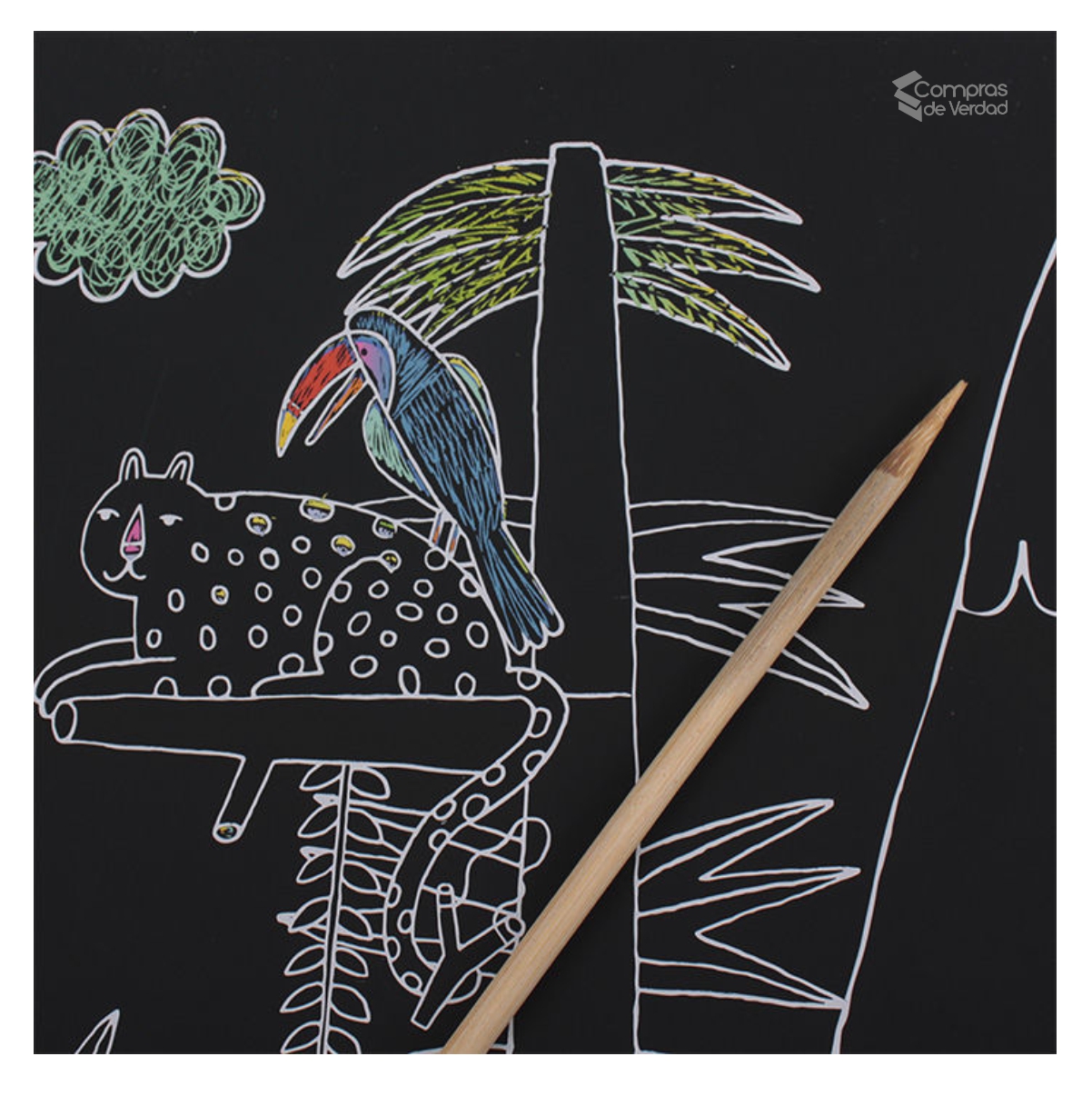 Rollo papel poster magico Grafiti dibujo