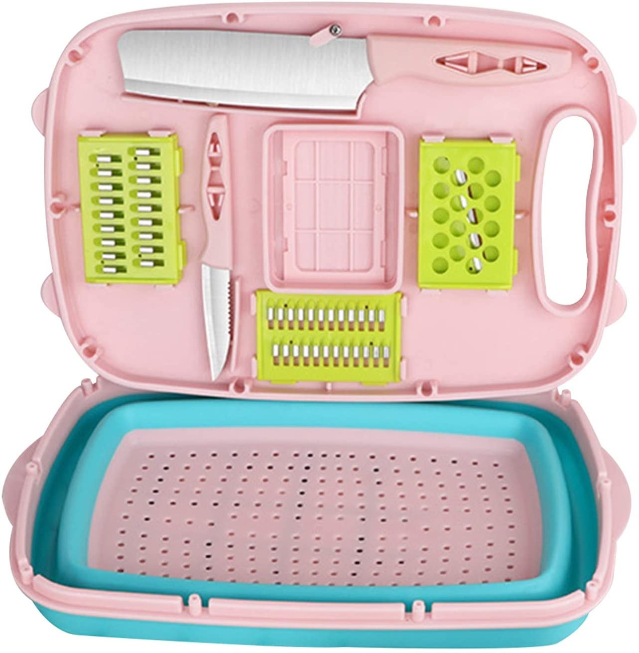 Tabla Cortar Cocina, 9 En 1 Multifuncion