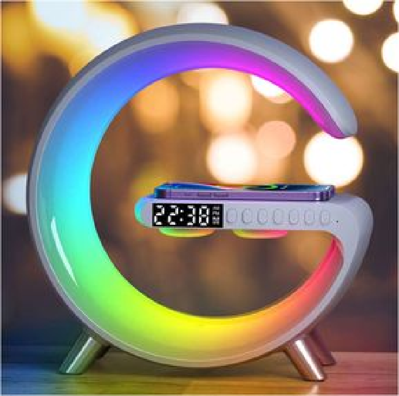 lámpara Parlante G Mesa Luz LED / Reloj