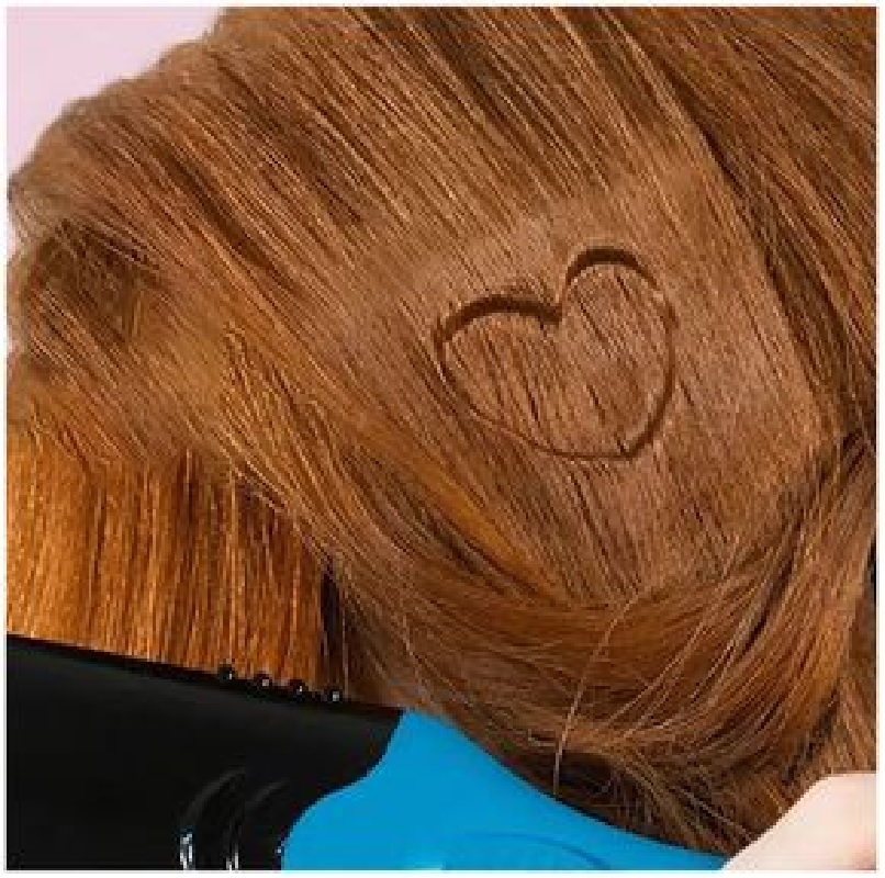 Plancha Impresion Formas Cabello