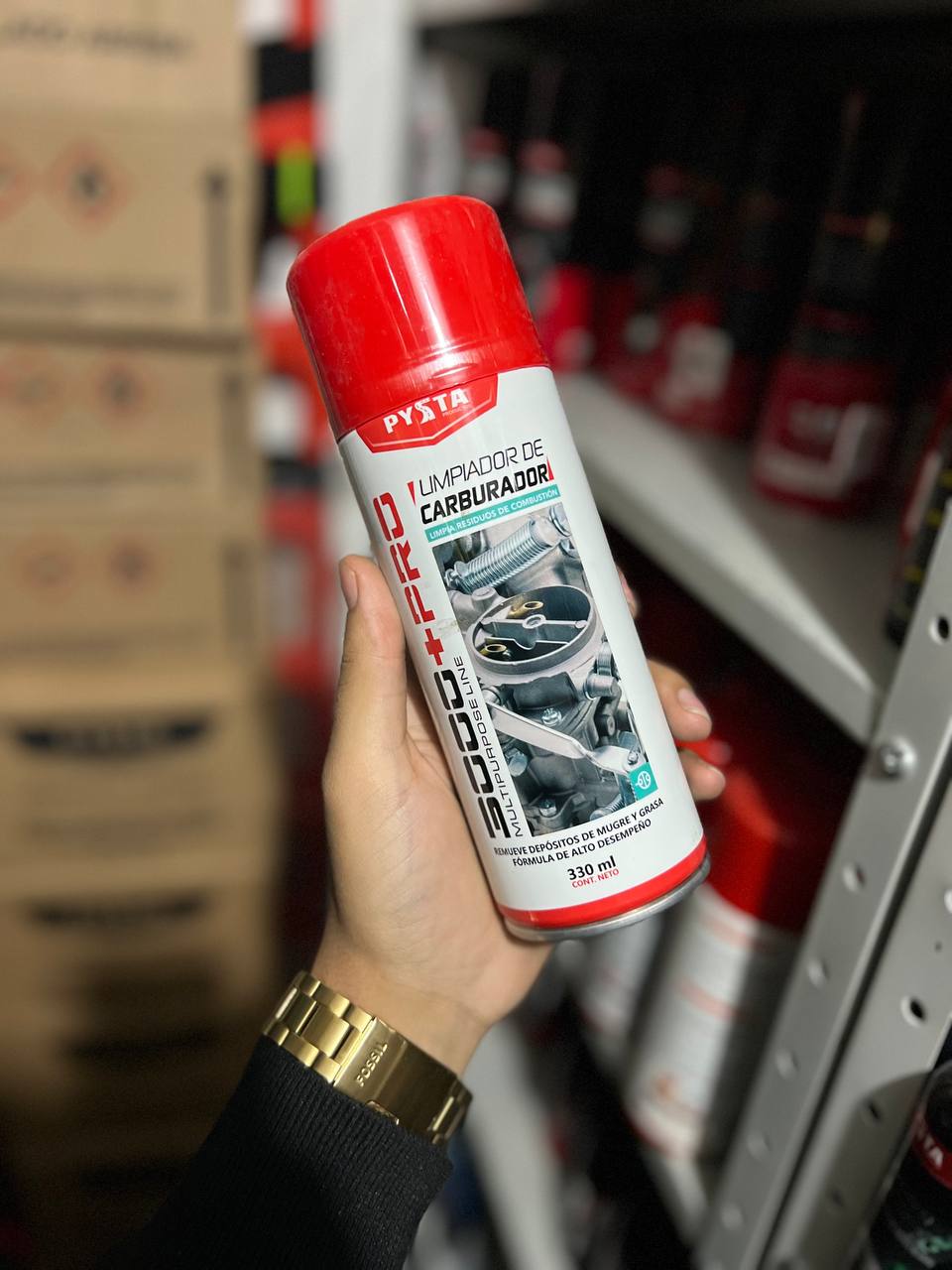 Limpiador Carburador Residuos Combustión