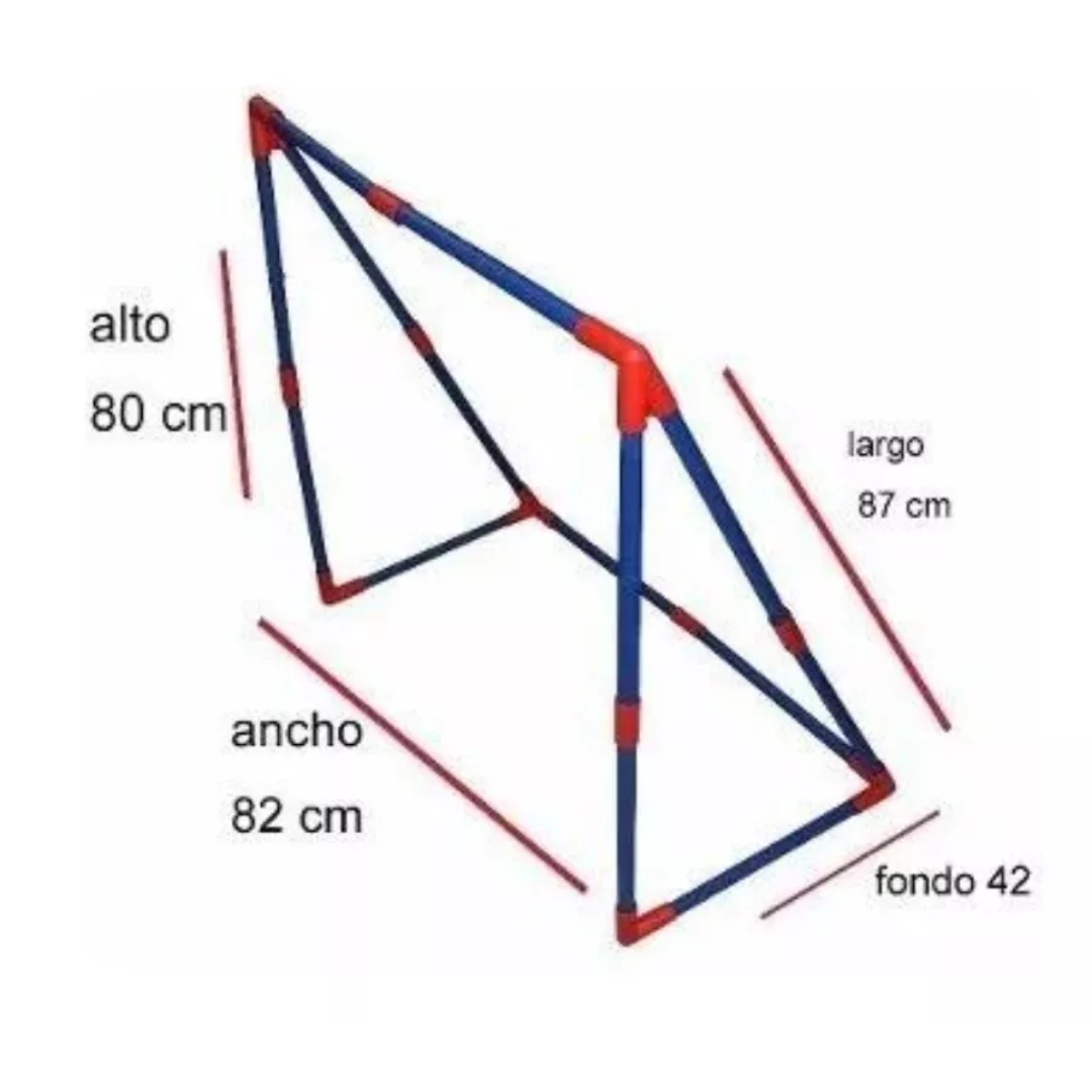 Cancha Fútbol Para Niños Doble 2 Arcos B