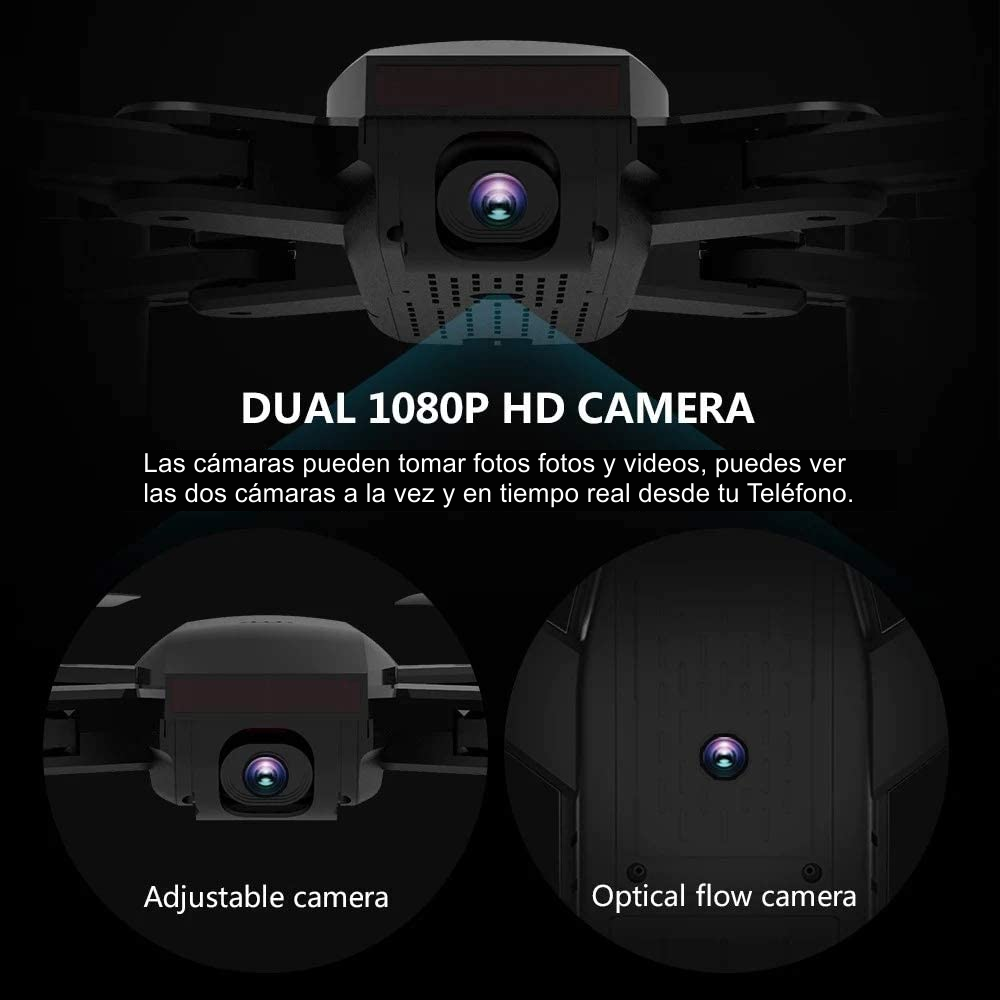 DRONE DM107S DOBLE CAMARA Y BATERIA