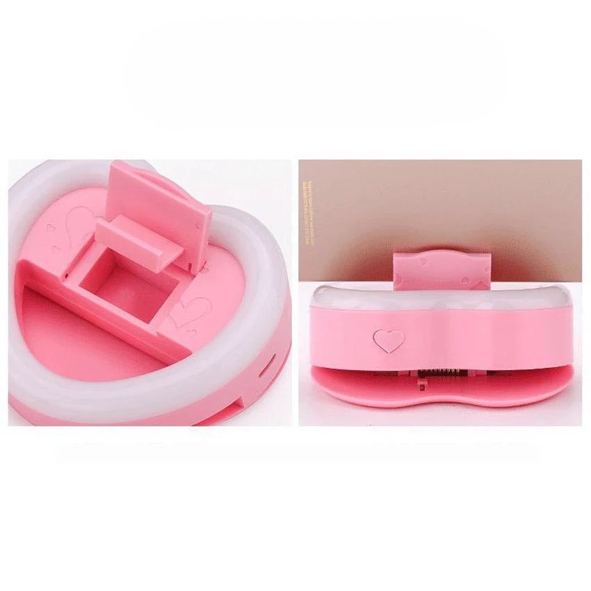 Aro De Luz Led Para Celular Corazon - Imagen 6