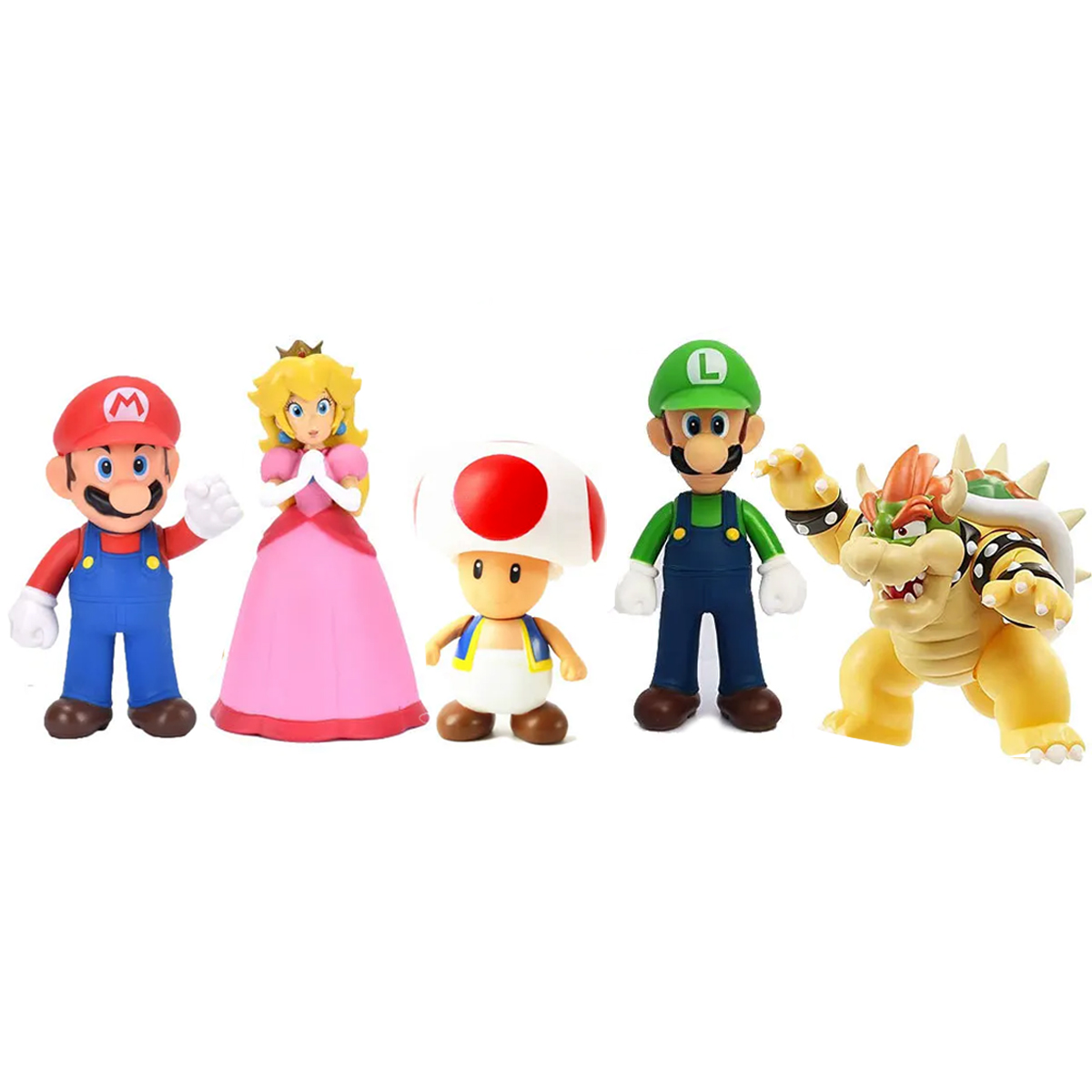 MARIO BROS FIGURAS x5 - Imagen 2