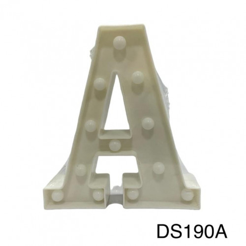 LETRA A LUMINOSA (LUZ CALIDA) DS190A
