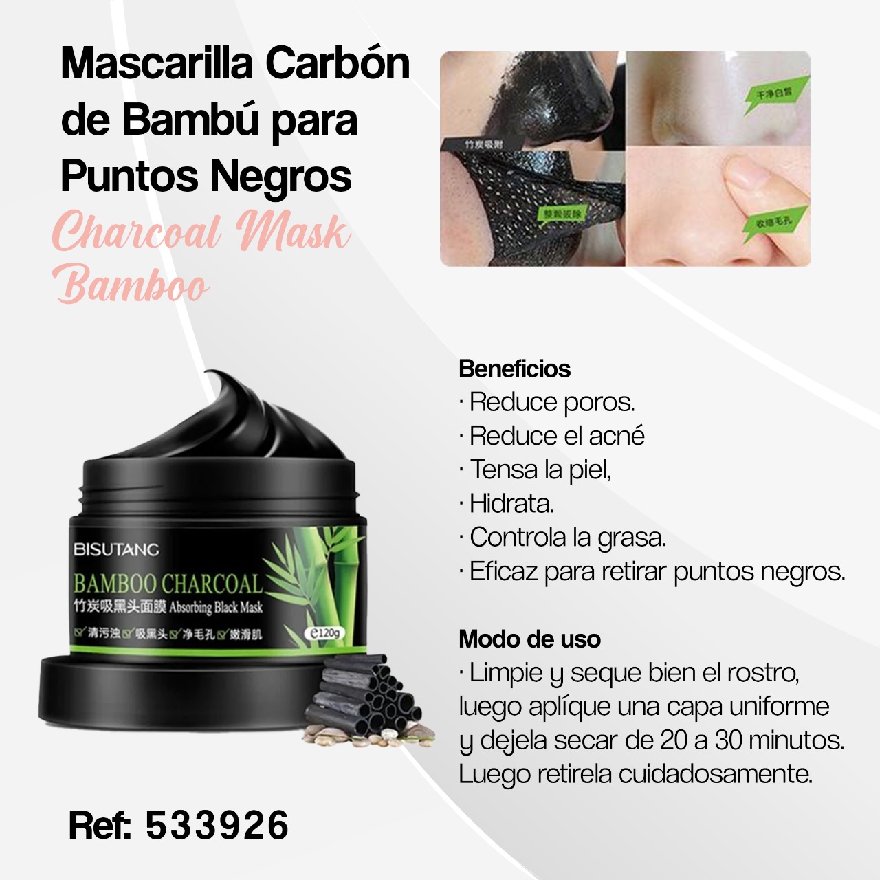 533926-MASCARILLA DE CARBÓN DE BAMBÚ PAR