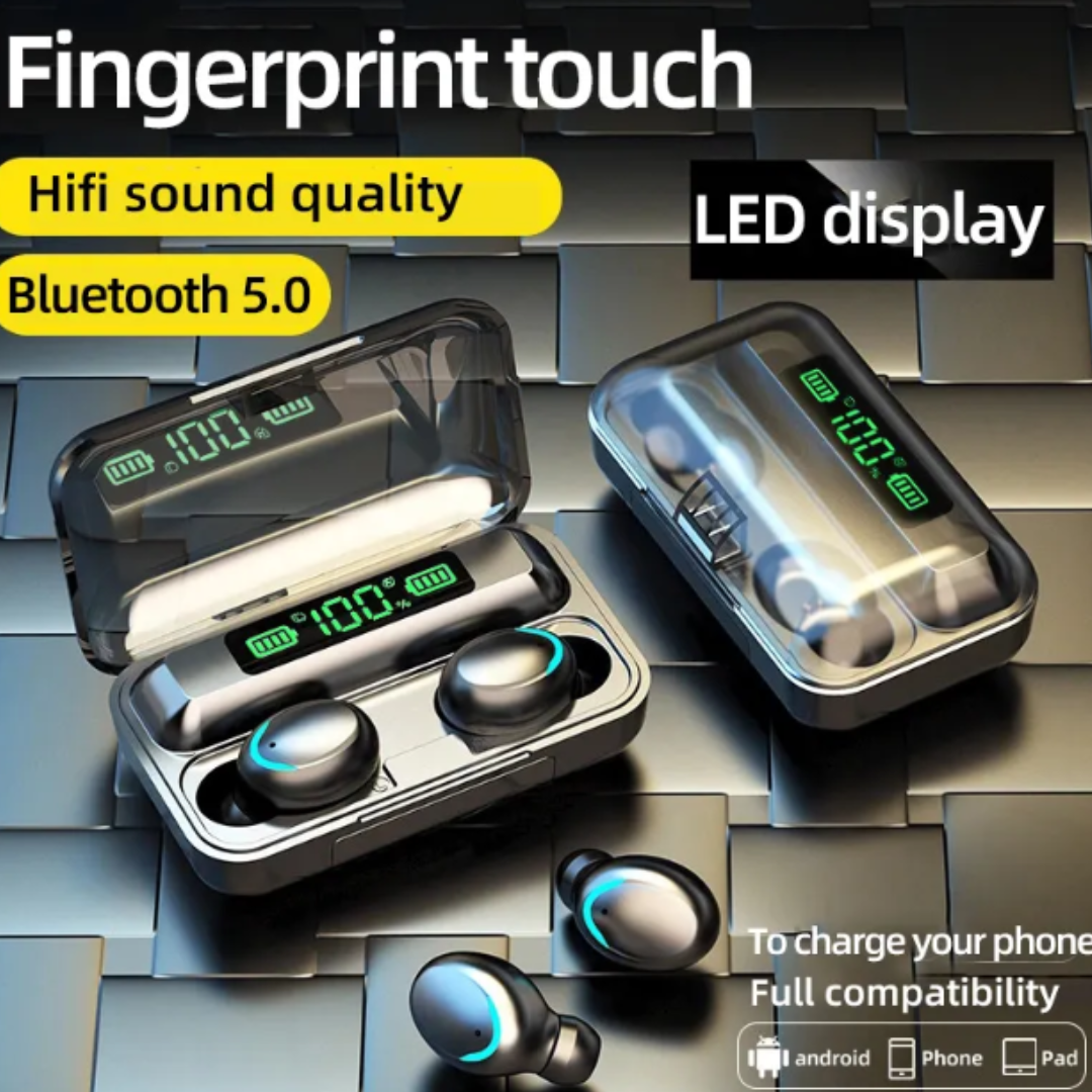 Audifonos F9 In-Ear Inalambricos Blanco