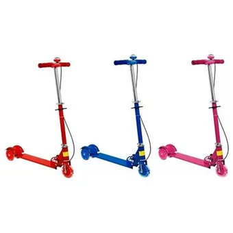 Patineta Sencilla Metalizada Rojo