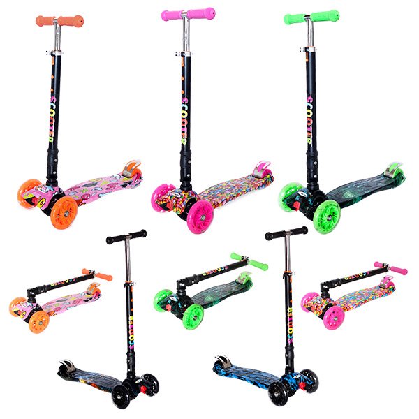 Scooter Patineta Hidráulica Estampada