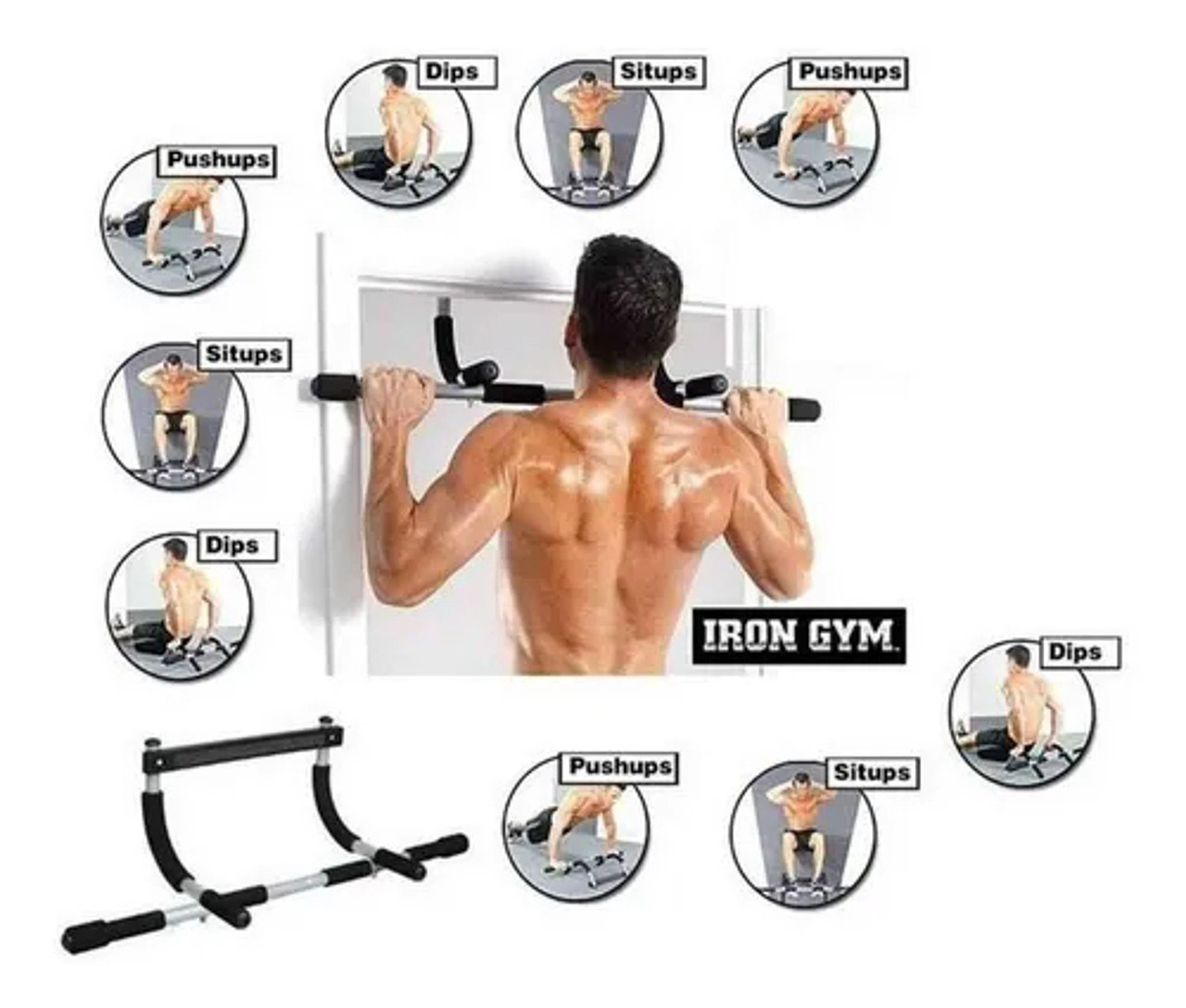 Barra De Ejercicio- Puerta- Push Up- Ab - Imagen 3