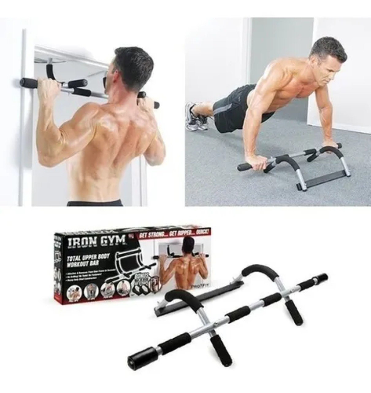 Barra De Ejercicio- Puerta- Push Up- Ab - Imagen 2