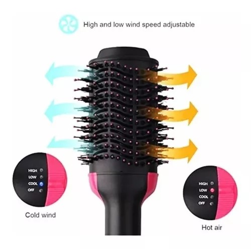 Cepillo Secador De Pelo 2 En 1